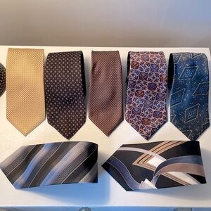 Vintage Silk Ties - lot of 7